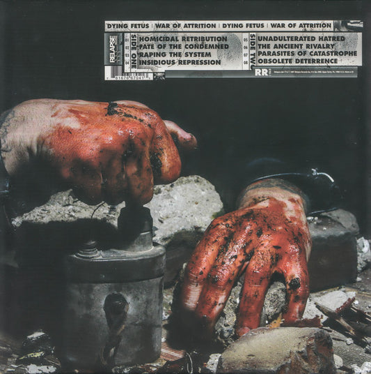 Dying Fetus : War Of Attrition (LP, Album, RE)
