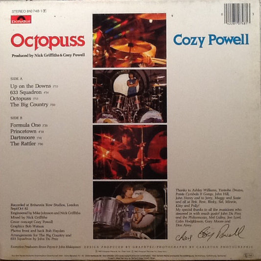 Cozy Powell - Octopuss (LP) (Very Good Plus (VG+)) - Skanderborg Vinyl