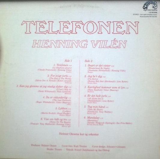 Henning Vilén : Telefonen (LP)