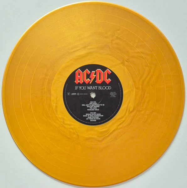 AC/DC : If You Want Blood You've Got It (LP, Album, Ltd, RE, RM, S/Edition, Gol)