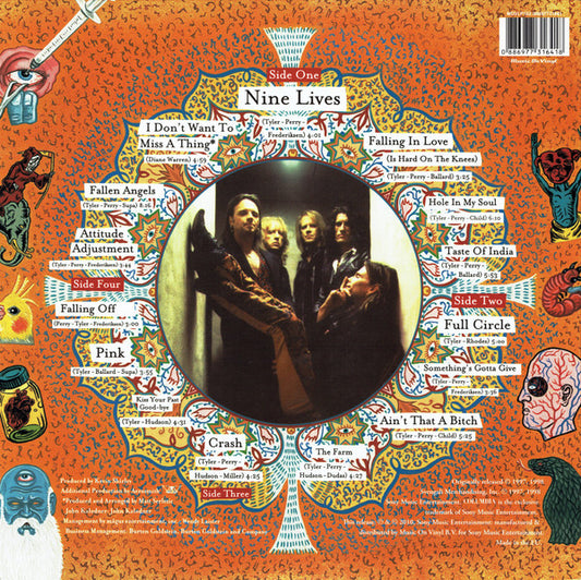 Aerosmith - Nine Lives (2xLP) (Very Good Plus (VG+)) - Skanderborg Vinyl