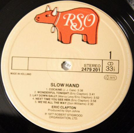 Eric Clapton : Slowhand (LP, Album)