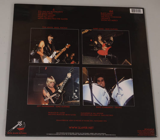 Slayer : Show No Mercy (LP, Album, RE, RM, RP)