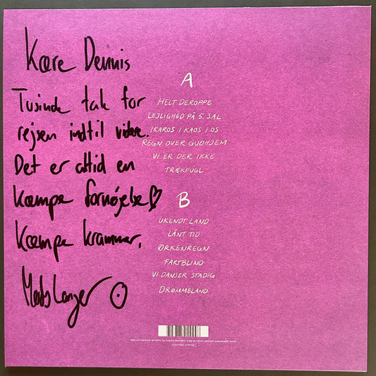 Mads Langer : Kærlighed & Frygt (LP, Album)