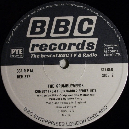 The Grumbleweeds : Comedy From Their Radio 2 Series (LP)