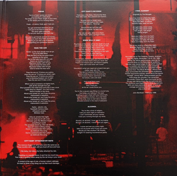 G.B.H. : Live In Los Angeles 1988 (2xLP, Album, Ltd, RE, Red)
