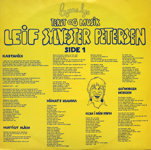 Leif Sylvester* : Byens Lys (LP, Album)