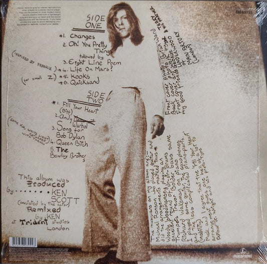David Bowie - Hunky Dory (LP) (Near Mint (NM or M-)) - Skanderborg Vinyl