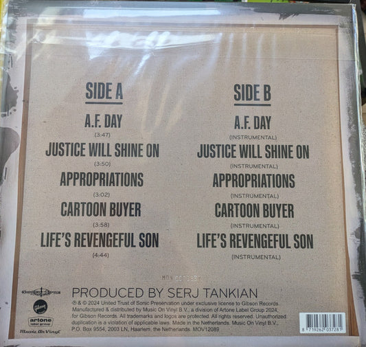 Serj Tankian : Foundations (12", EP, Ltd, Num, Voo)