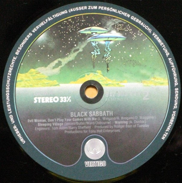 Black Sabbath : Black Sabbath (LP, Album, RP, Gat)