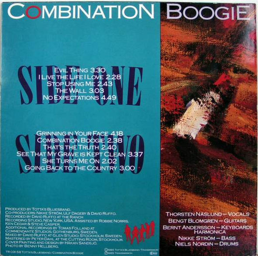 Totta's Bluesband : Combination Boogie (LP, Album)