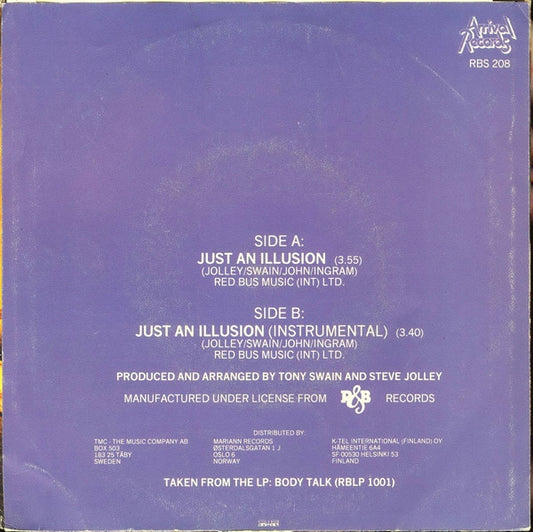 Imagination : Just An Illusion (7")