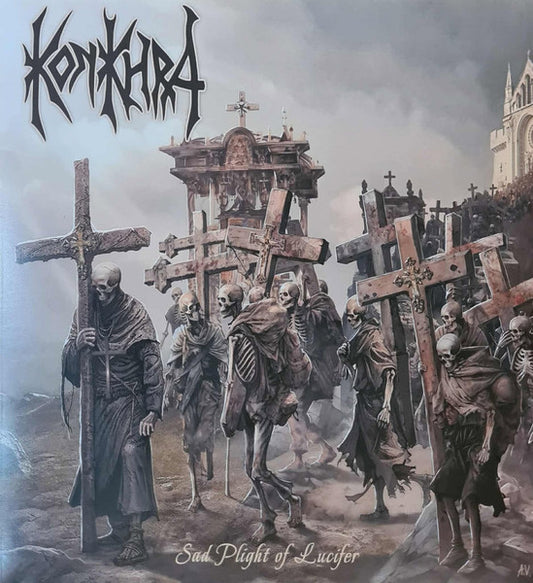 Konkhra : Sad Plight Of Lucifer (LP, Album, Ltd, Gol)