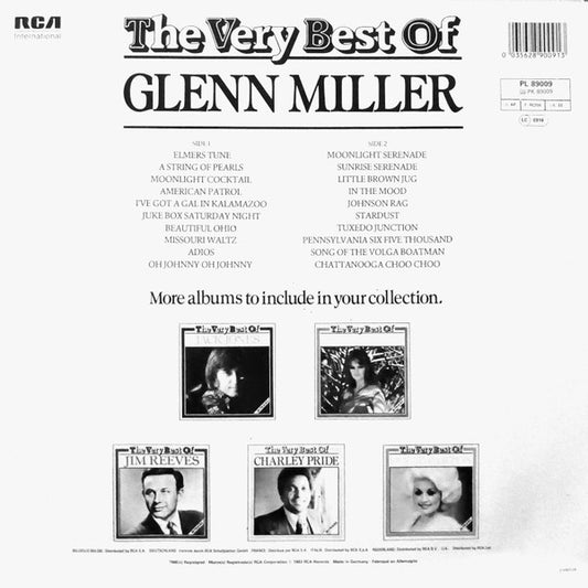 Glenn Miller : The Very Best Of Glenn Miller (LP, Comp, Mono, RE)