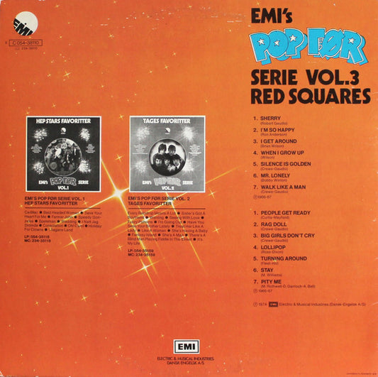 Red Squares* : Red Squares Favoritter (LP, Comp)