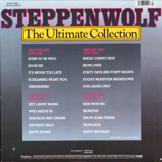 Steppenwolf : The Ultimate Collection (2xLP, Comp)