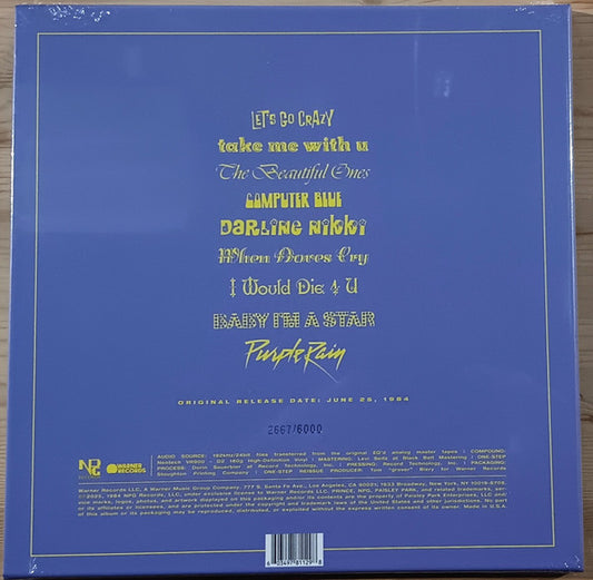 Prince And The Revolution : Purple Rain (LP, Album, Ltd, Num, RE, 180)