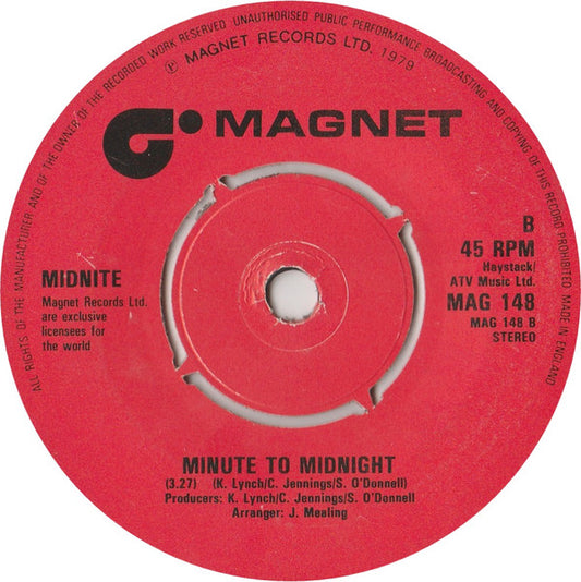 Midnight (16) : Loves Gonna Hit You Like A Bullet (7")