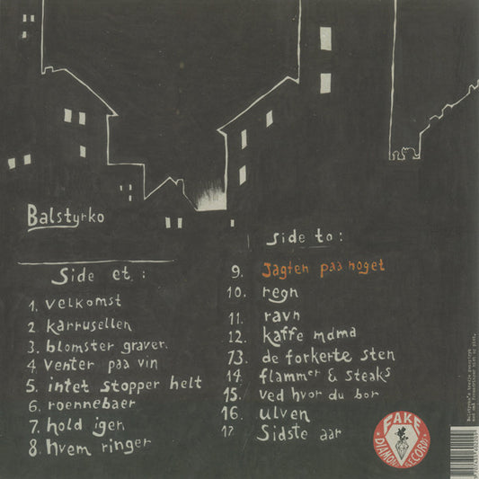 Balstyrko - Jagten Paa Noget (LP) (Very Good Plus (VG+)) - Skanderborg Vinyl