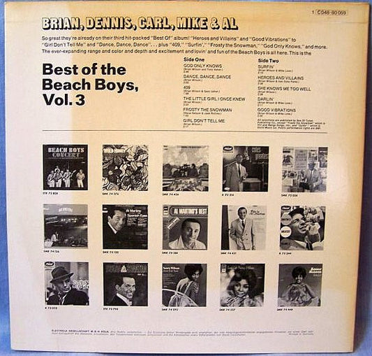 The Beach Boys - The Best Of The Beach Boys Vol.3 (LP) (Very Good Plus (VG+)) - Skanderborg Vinyl