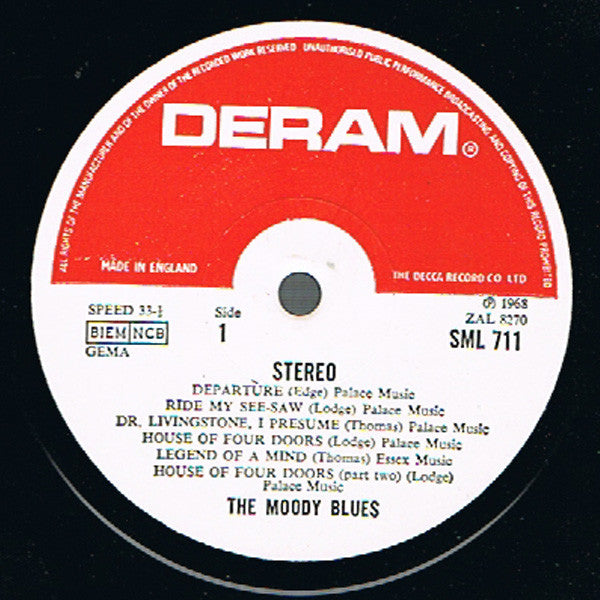 The Moody Blues : In Search Of The Lost Chord (LP, Album, RP, Gat)