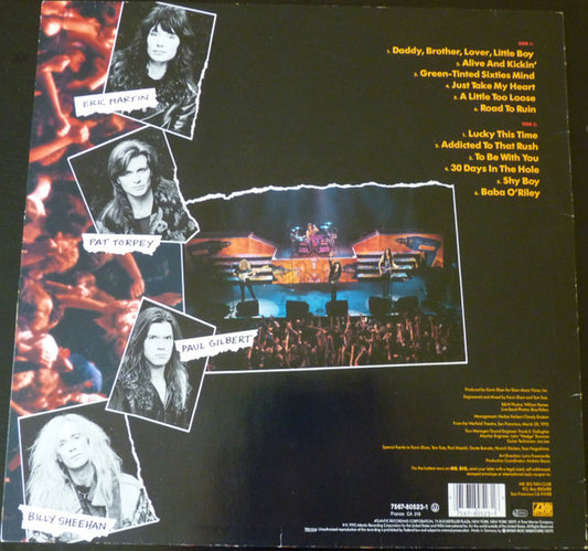 Mr. Big : Live (LP, Album)