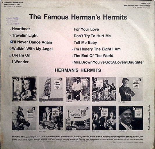 Herman's Hermits : The Famous Herman's Hermits (LP, Album)