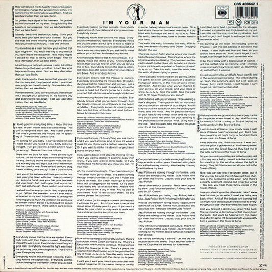 Leonard Cohen : I'm Your Man (LP, Album)