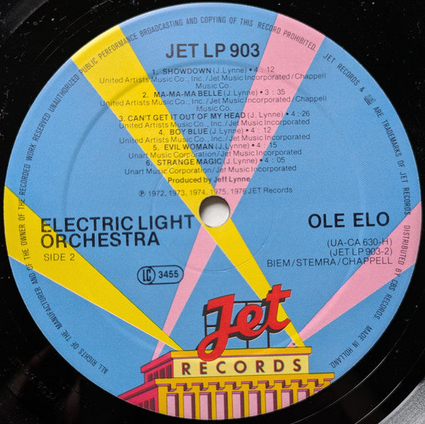 Electric Light Orchestra : Olé ELO (LP, Comp, RE, A)