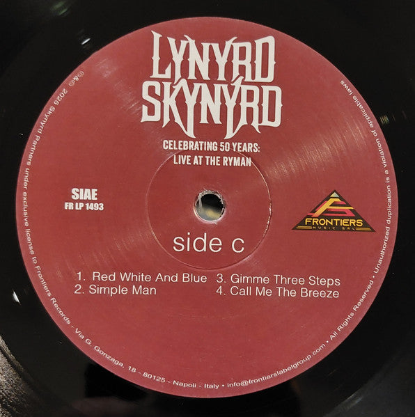 Lynyrd Skynyrd : Celebrating 50 Years: Live At The Ryman (2xLP, Album)