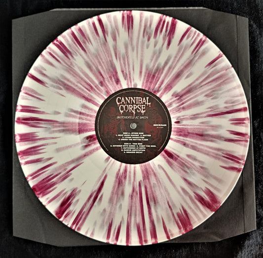Cannibal Corpse : Butchered At Birth (LP, Album, Ltd, RE, RM, Whi)
