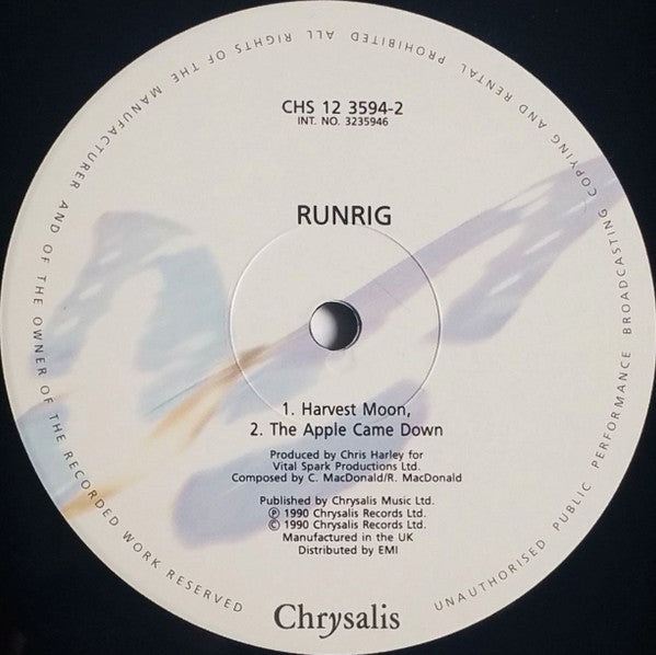 Runrig : Capture The Heart (12", EP, Gat)