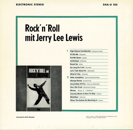 Jerry Lee Lewis : Rock'n'Roll Mit Jerry Lee Lewis (LP, Comp)