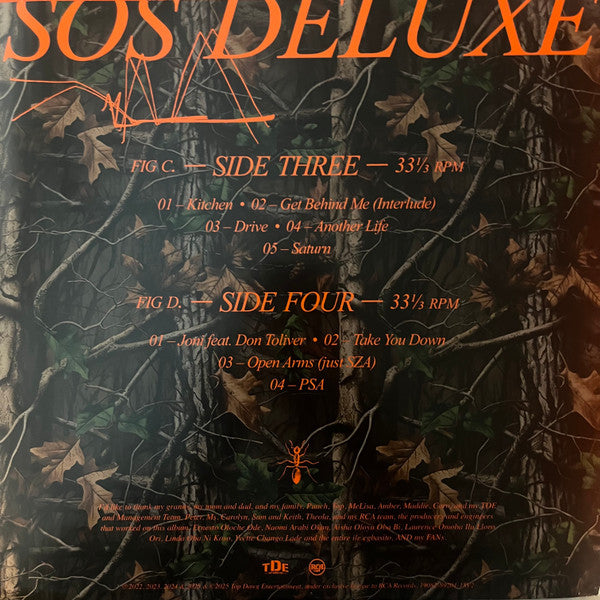 SZA (2) : SOS Deluxe: Lana (4xLP, Album, Dlx, Gre)