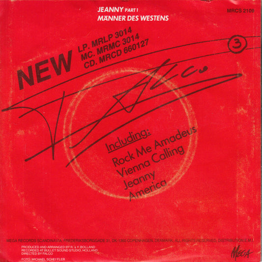 Falco : Jeanny (Part 1) (7", Single)