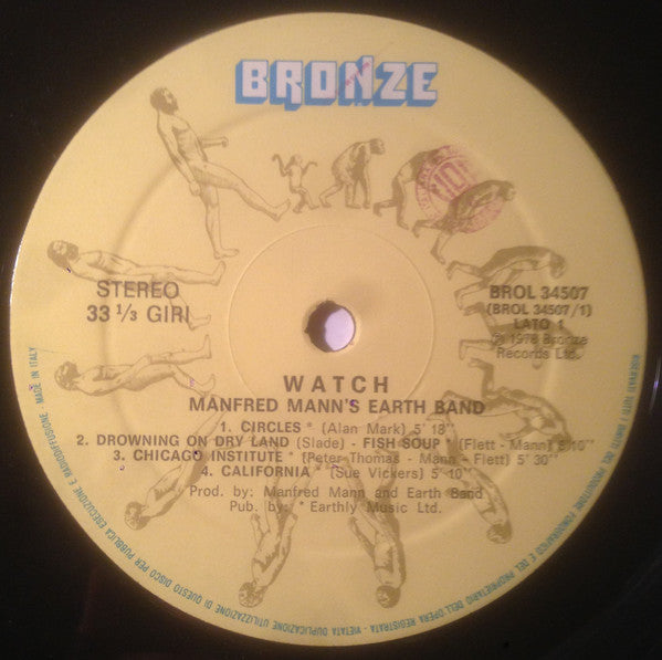 Manfred Mann's Earth Band : Watch (LP, Album)