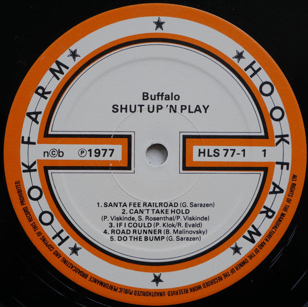 Buffalo - Shut-up'n Play (LP) (Very Good Plus (VG+)) - Skanderborg Vinyl