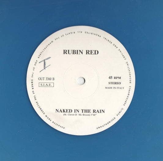 Rubin Red : Naked In The Rain EP (12", EP, Azu)