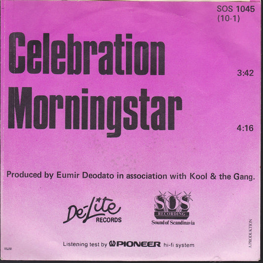 Kool & The Gang : Celebration (7", Single)