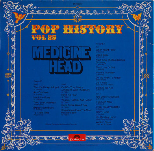 Medicine Head (2) : Pop History Vol 25 (2xLP, Comp)