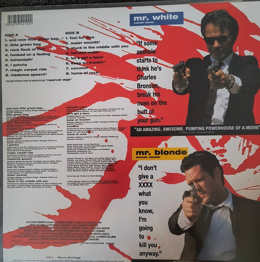 Various : Reservoir Dogs (Music From The Original Motion Picture Soundtrack) (LP, Comp, RE, 180)