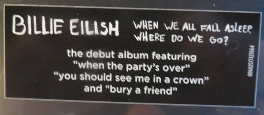 Billie Eilish : When We All Fall Asleep, Where Do We Go? (LP, Album)