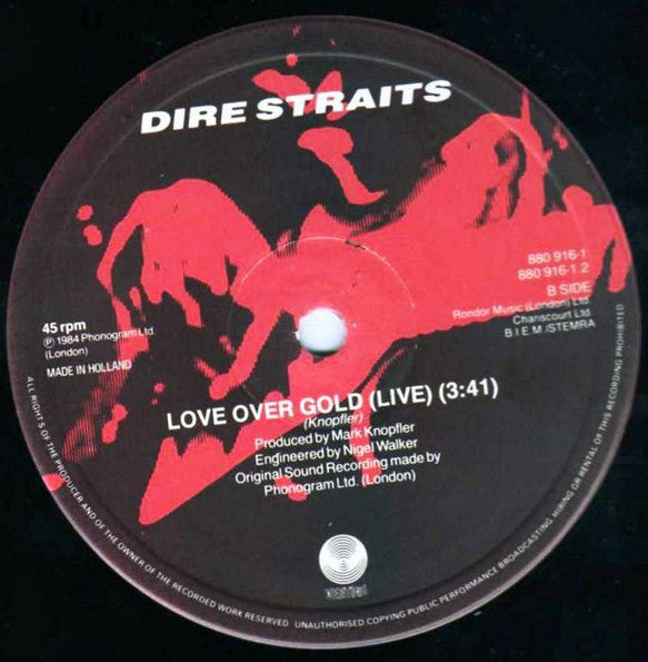 Dire Straits : Money For Nothing (12", Maxi)