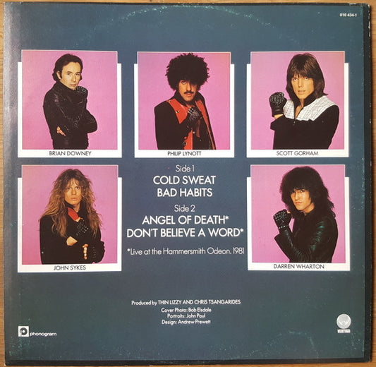 Thin Lizzy : Cold Sweat (12", Single)