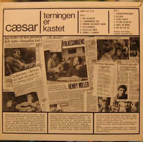 Cæsar - Terningen Er Kastet (LP) (Very Good (VG)) - Skanderborg Vinyl