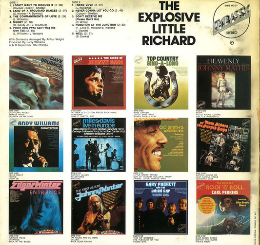 Little Richard : The Explosive Little Richard (LP, Album, RE)