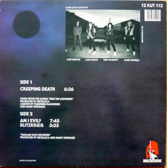 Metallica : Creeping Death (12", Maxi, RE)