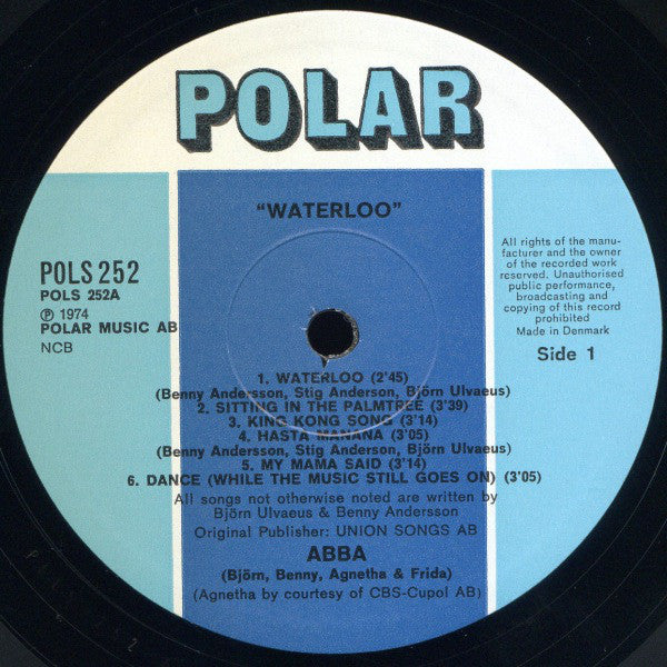 ABBA, Björn, Benny, Agnetha & Frida* : Waterloo (LP, Album)