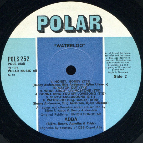 ABBA, Björn, Benny, Agnetha & Frida* : Waterloo (LP, Album)