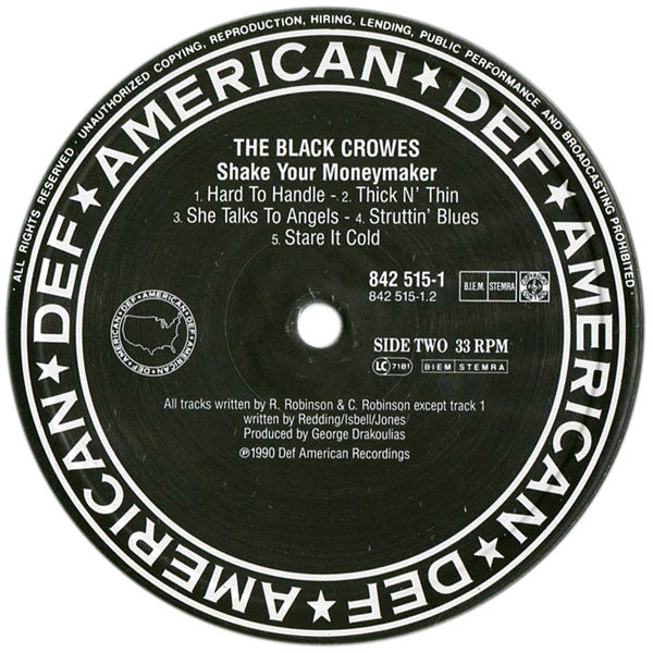 The Black Crowes : Shake Your Money Maker (LP, Album)